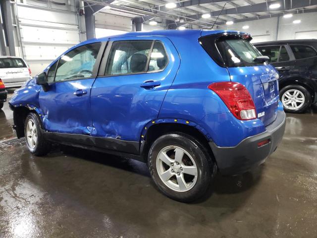 KL7CJPSB1FB115153 - 2015 CHEVROLET TRAX 1LS BLUE photo 2