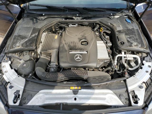 55SWF4KB7HU211996 - 2017 MERCEDES-BENZ C 300 4MATIC BLUE photo 11