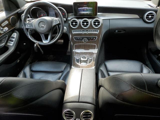 55SWF4KB7HU211996 - 2017 MERCEDES-BENZ C 300 4MATIC BLUE photo 8