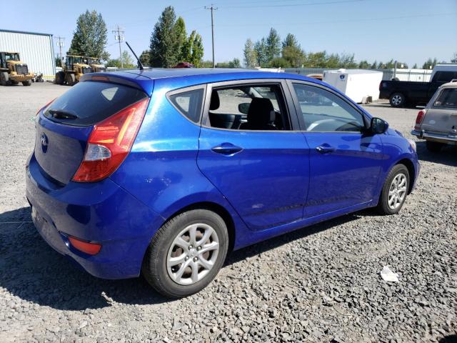 KMHCT5AE1CU021220 - 2012 HYUNDAI ACCENT GLS BLUE photo 3