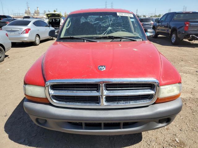 1D7HL38N74S768571 - 2004 DODGE DAKOTA QUAD SPORT RED photo 5