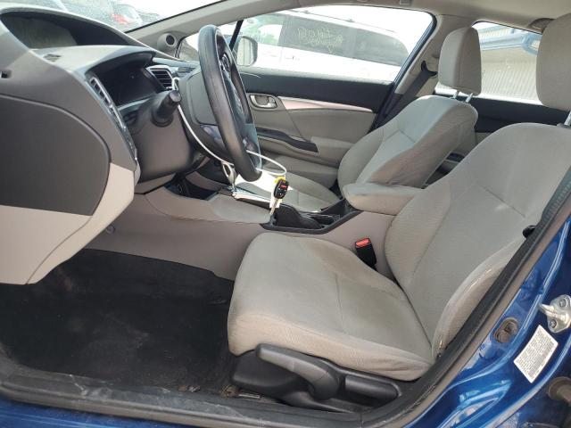 19XFB2F88DE054835 - 2013 HONDA CIVIC EX BLUE photo 7