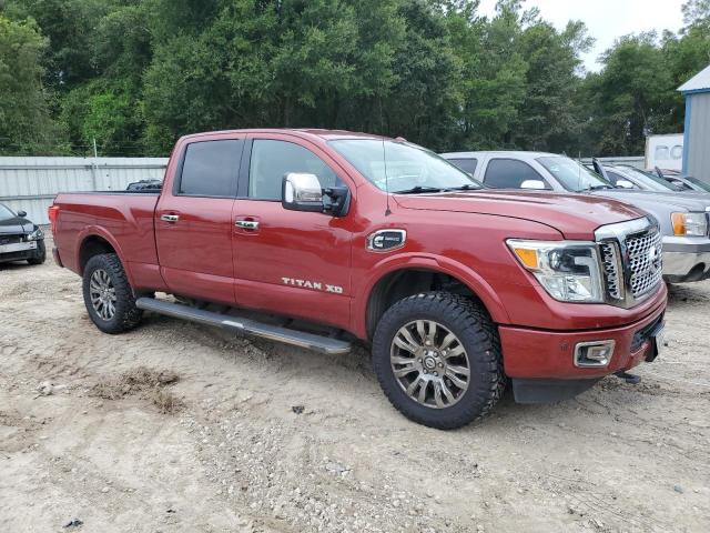 1N6BA1F46HN510094 - 2017 NISSAN TITAN XD SL RED photo 4