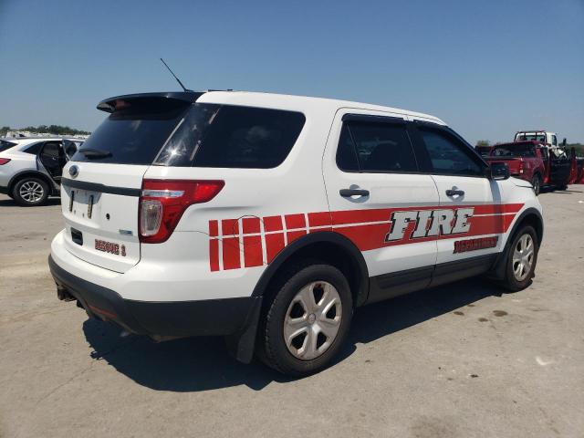 1FM5K8AR9EGB63865 - 2014 FORD EXPLORER POLICE INTERCEPTOR Білий фото 3