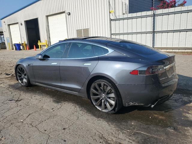 5YJSA1E20HF210861 - 2017 TESLA MODEL S CHARCOAL photo 2