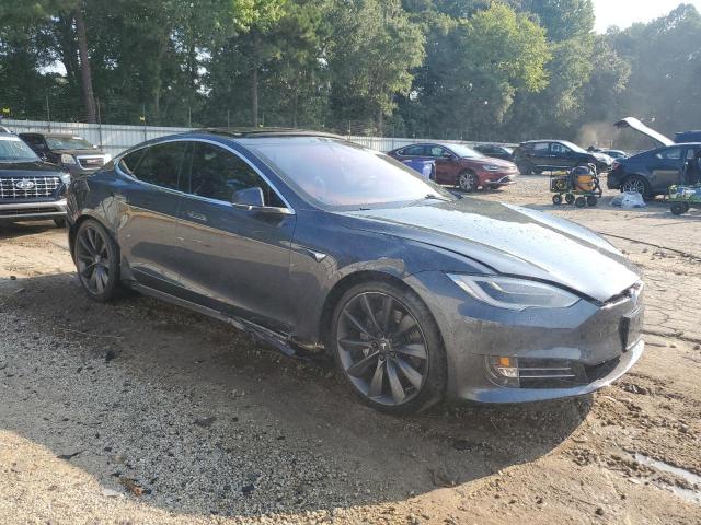 5YJSA1E20HF210861 - 2017 TESLA MODEL S CHARCOAL photo 4