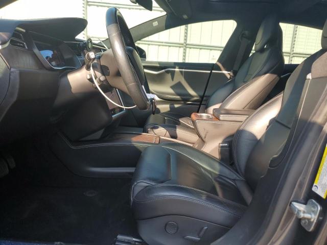 5YJSA1E20HF210861 - 2017 TESLA MODEL S CHARCOAL photo 7
