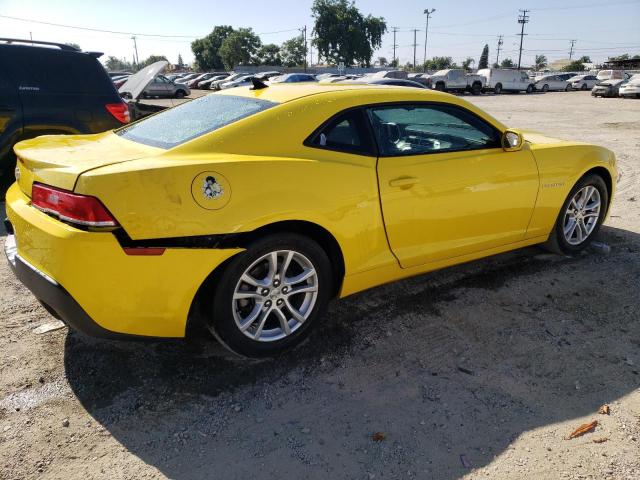 2G1FB1E32F9192459 - 2015 CHEVROLET CAMARO LS YELLOW photo 3