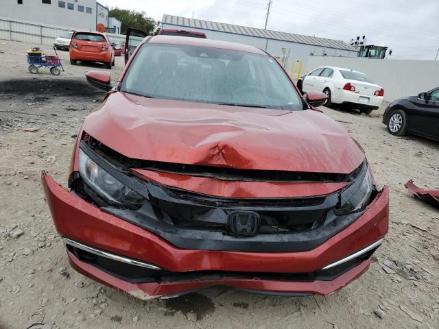 2HGFC2F61KH552261 - 2019 HONDA CIVIC LX RED photo 5