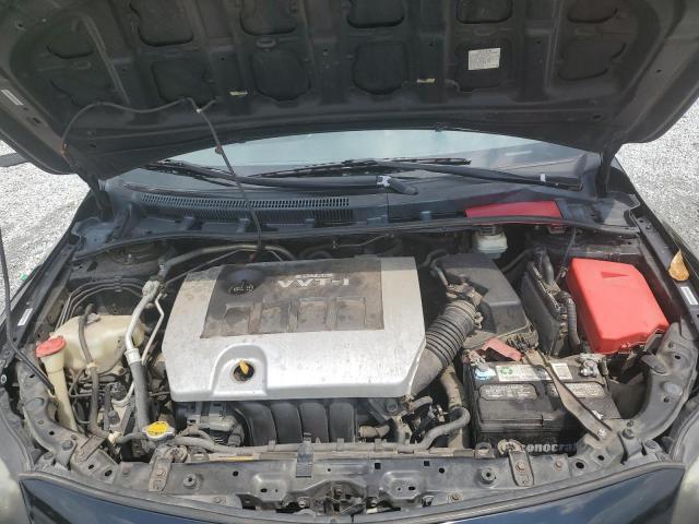 1NXBU40E99Z092582 - 2009 TOYOTA COROLLA BASE Czarny zdjęcie 11