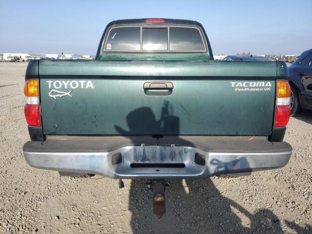5TEGN92N73Z264396 - 2003 TOYOTA TACOMA DOUBLE CAB PRERUNNER GREEN photo 6