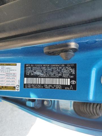 JTNKARJE5JJ564240 - 2018 TOYOTA COROLLA IM 蓝色 照片 12