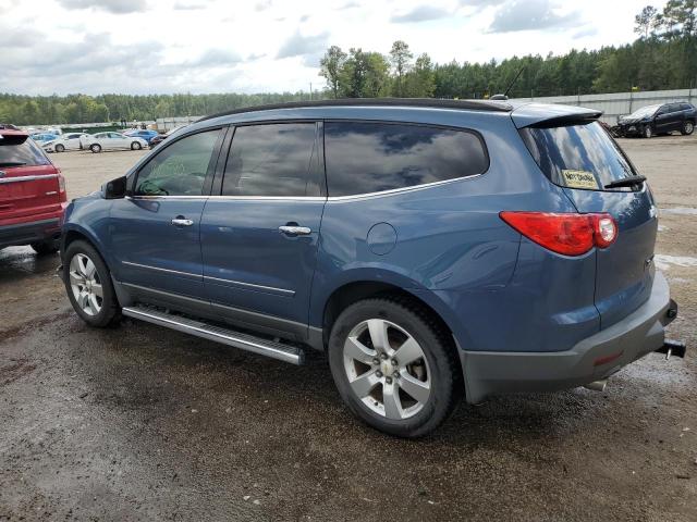 1GNKRLED2CJ276441 - 2012 CHEVROLET TRAVERSE LTZ BLUE photo 2