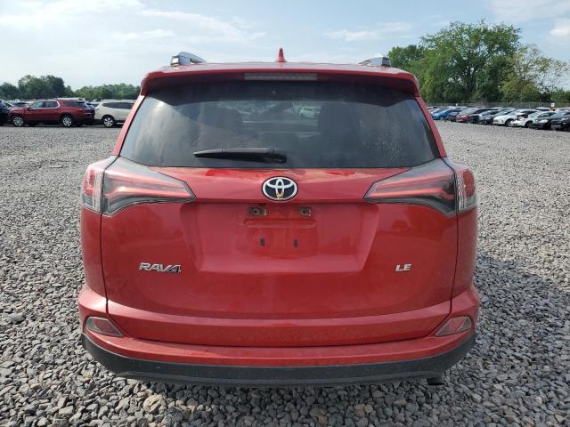 2T3ZFREV7GW255006 - 2016 TOYOTA RAV4 LE RED photo 6