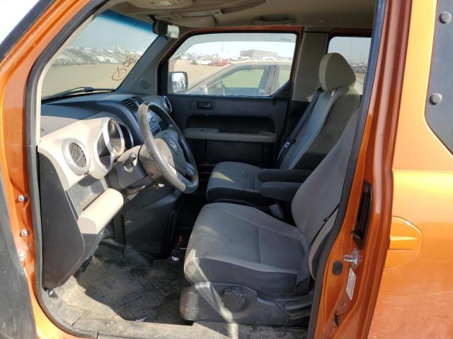 5J6YH28758L009273 - 2008 HONDA ELEMENT EX ORANGE photo 7