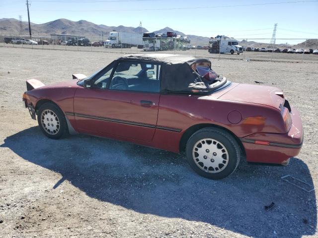 6MPCT01Z2M8628014 - 1991 MERCURY CAPRI BURGUNDY photo 2