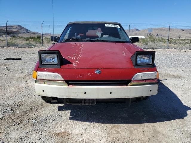 6MPCT01Z2M8628014 - 1991 MERCURY CAPRI BURGUNDY photo 5