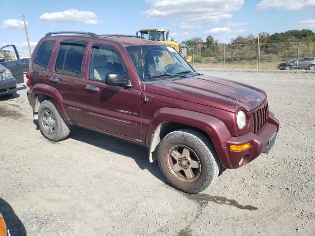 1J4GL58K32W178522 - 2002 JEEP LIBERTY LIMITED MAROON photo 4