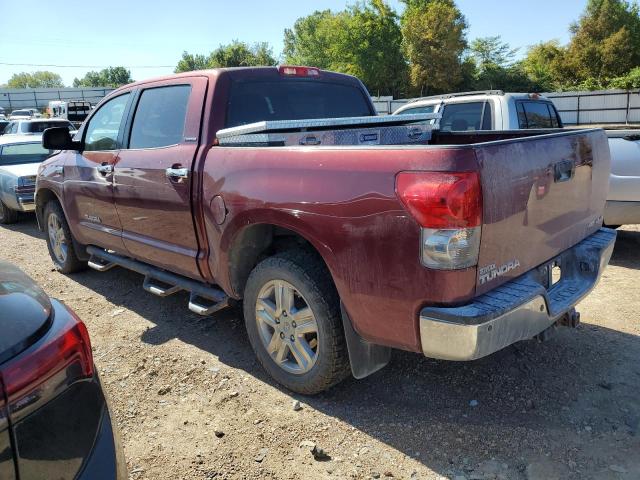 5TFHW5F10AX140542 - 2010 TOYOTA TUNDRA CREWMAX LIMITED MAROON photo 2