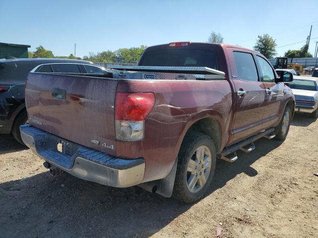 5TFHW5F10AX140542 - 2010 TOYOTA TUNDRA CREWMAX LIMITED MAROON photo 3