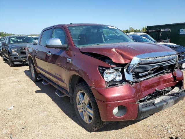 5TFHW5F10AX140542 - 2010 TOYOTA TUNDRA CREWMAX LIMITED MAROON photo 4