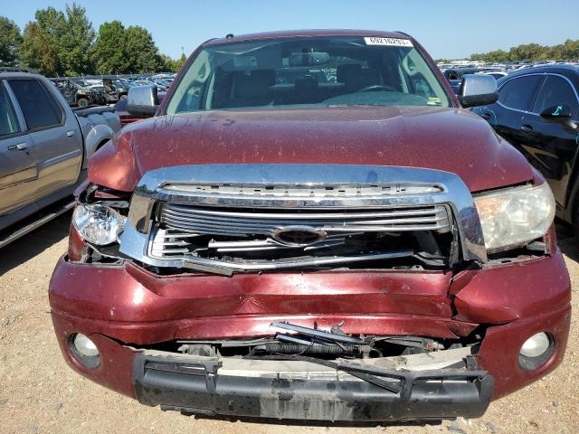 5TFHW5F10AX140542 - 2010 TOYOTA TUNDRA CREWMAX LIMITED MAROON photo 5