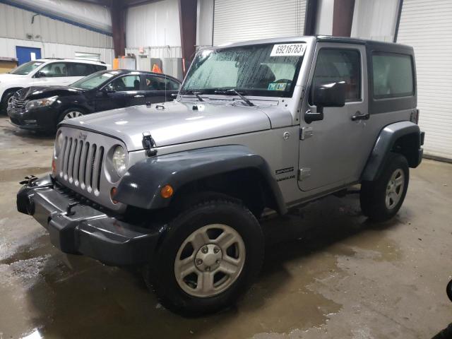 1C4AJWAG1DL666529 - 2013 JEEP WRANGLER SPORT SILVER photo 1