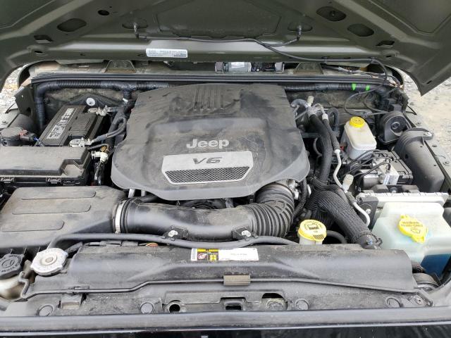 1C4AJWAG8GL118032 - 2016 JEEP WRANGLER SPORT GREEN photo 11