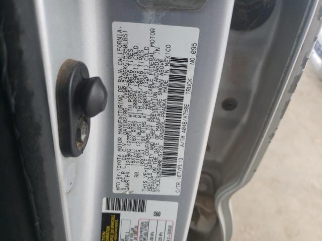 3TMJU62N96M016739 - 2006 TOYOTA TACOMA DOUBLE CAB PRERUNNER SILVER photo 13