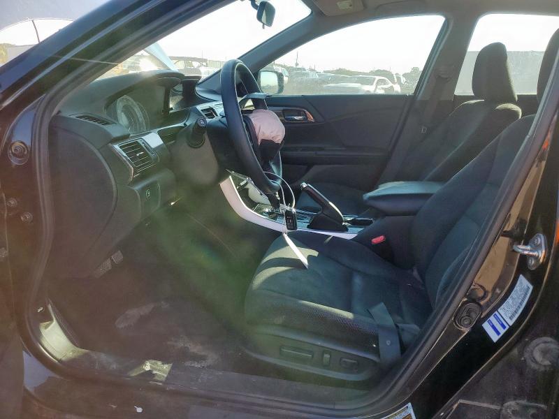 1HGCR2F75GA121390 - 2016 HONDA ACCORD EX BLACK photo 7