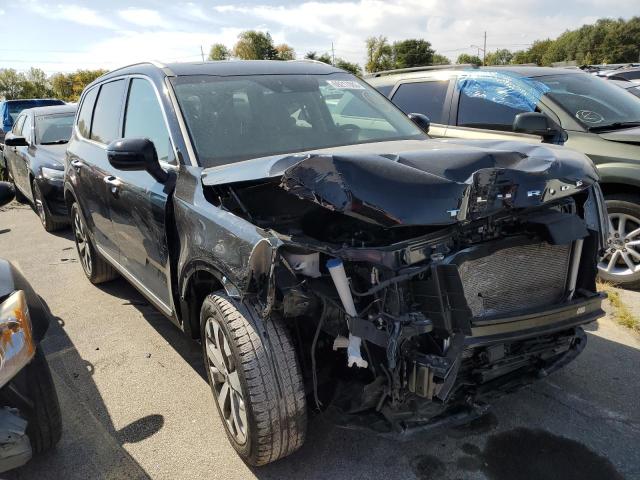 5XYP6DHC1MG127486 - 2021 KIA TELLURIDE S BLACK photo 4