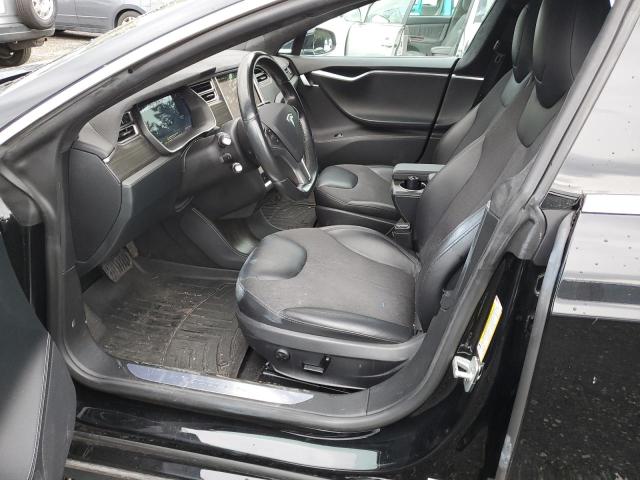 5YJSA1E29FF103305 - 2015 TESLA MODEL S Negro foto 7