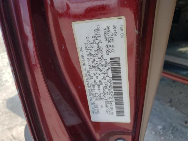 5TBRT34173S435952 - 2003 TOYOTA TUNDRA ACCESS CAB SR5 BURGUNDY photo 13