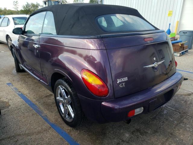 3C3AY75SX5T524240 - 2005 CHRYSLER PT CRUISER GT PURPLE photo 2