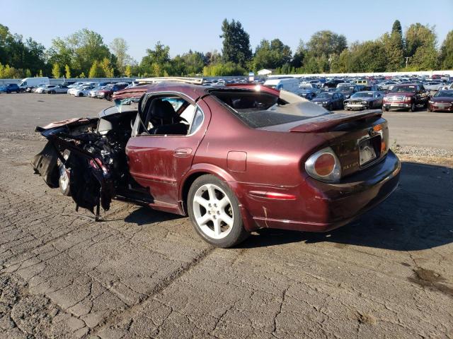 JN1DA31D42T446576 - 2002 NISSAN MAXIMA GLE MAROON photo 2