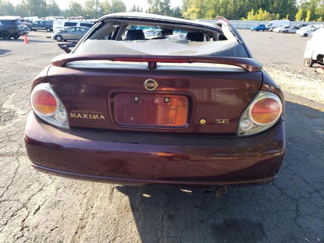 JN1DA31D42T446576 - 2002 NISSAN MAXIMA GLE MAROON photo 6