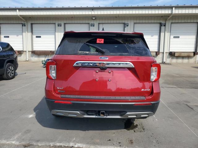 1FMSK8DH9NGC04498 - 2022 FORD EXPLORER XLT Бордовый фото 6