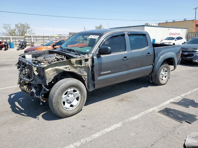 5TFJU4GN4BX006217 - 2011 TOYOTA TACOMA DOUBLE CAB PRERUNNER GRAY photo 1