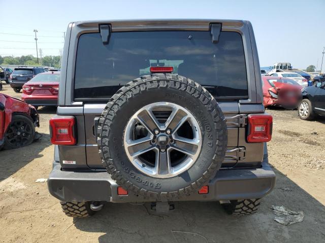 1C4HJXEG5MW584607 - 2021 JEEP WRANGLER U SAHARA GRAY photo 6