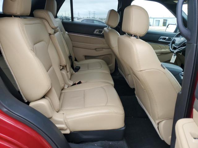 1FM5K8F84HGC38847 - 2017 FORD EXPLORER LIMITED RED photo 11