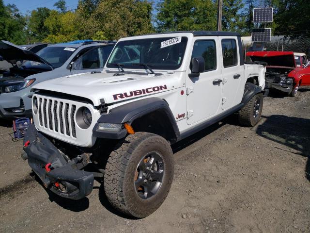 1C6JJTBGXLL183186 - 2020 JEEP GLADIATOR RUBICON WHITE photo 1