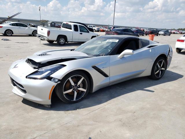 1G1YA2D75F5102966 - 2015 CHEVROLET CORVETTE STINGRAY 1LT SILVER photo 1