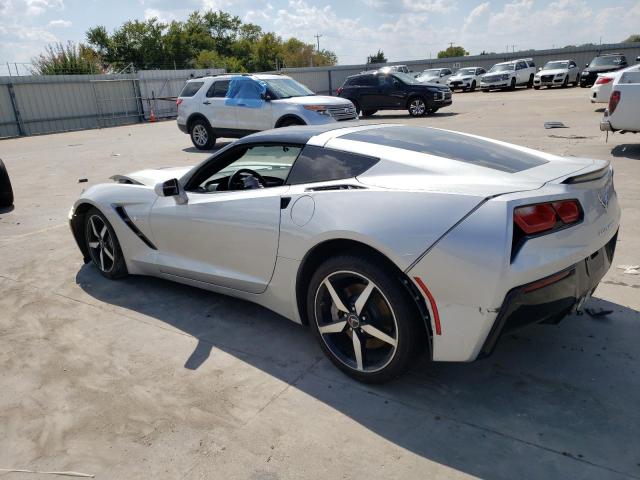 1G1YA2D75F5102966 - 2015 CHEVROLET CORVETTE STINGRAY 1LT SILVER photo 2