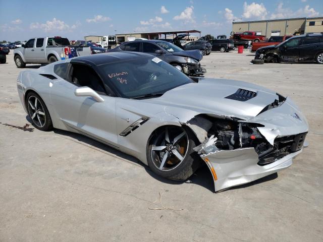 1G1YA2D75F5102966 - 2015 CHEVROLET CORVETTE STINGRAY 1LT SILVER photo 4