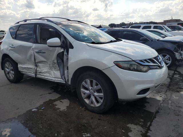 JN8AZ1MU2BW064669 - 2011 NISSAN MURANO S WHITE photo 4