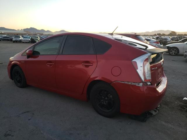 JTDKN3DUXE0374714 - 2014 TOYOTA PRIUS RED photo 2