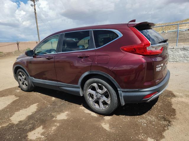 7FARW1H59KE022339 - 2019 HONDA CR-V EX BURGUNDY photo 2