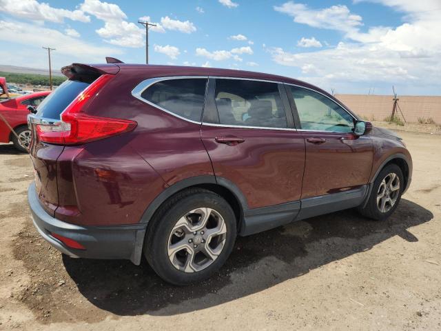7FARW1H59KE022339 - 2019 HONDA CR-V EX BURGUNDY photo 3