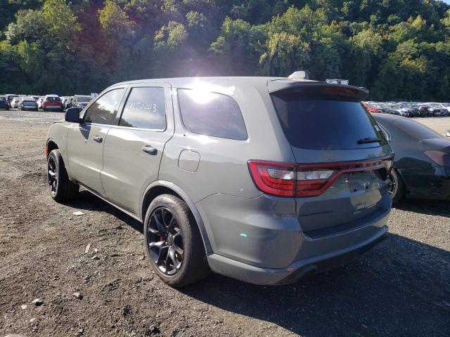 1C4SDJH90MC740741 - 2021 DODGE DURANGO SRT HELLCAT GRAY photo 2