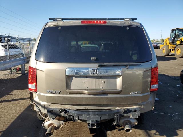 5FNYF4H42AB040485 - 2010 HONDA PILOT EX GRAY photo 6